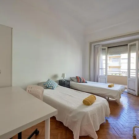 Apartamento Spacious With Balcony In A Coliving In Alameda Lisboa
